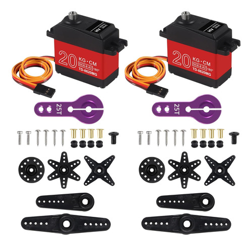 Aitrip 2pack 20kg Servo Digital Rc Servo Digital Engranaje D