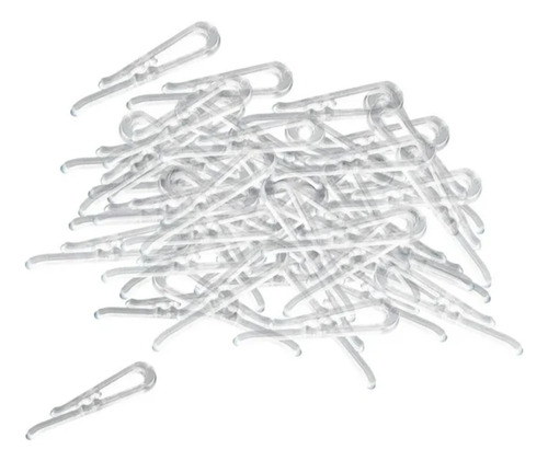 Clips Sujeta Mangas De Camisa Transparentes Caja Con 10,000