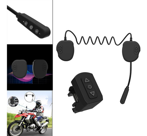.s Casco De Moto Audífonos Inalámbricos Con Bluetooth 10m