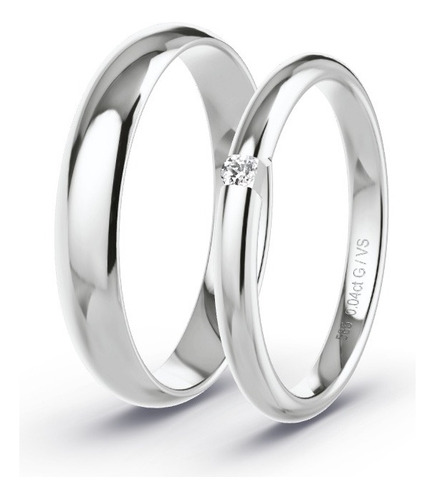 Oferta Anillos Promesa Parejas De Plata 