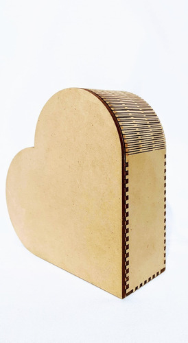 Caja Corazón Bombones San Valentin - Mdf / Fibrofacil