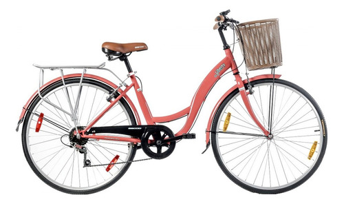 Bicicletas Baccio Liberty 26 6 Vel Paseo Dama Salmon - Fama Tamaño del cuadro M