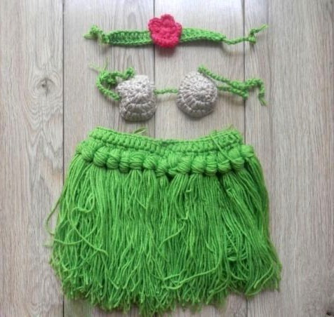 Imagem 3 de 3 de Conjunto Newborn Modelo Havaiana - Fantasia De Carnaval Bebê