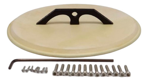 Kit Para Banjo Pele Cavalete Parafusos + Chave De Regulagem