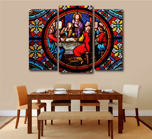 Imagen 9 de 10 de Cuadros Decorativos La Última Cena De Jesús