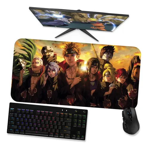 Mousepad Gamer Grande 80x40 - Naruto Akatsuki 1