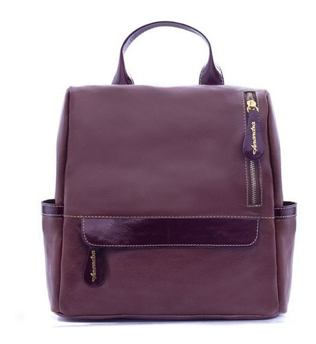 Bolsa Mochila Anandra Nete - Couro Legítimo!