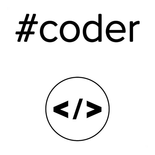 Adesivo Várias Cores 100x97cm - Programador Coder Profissões
