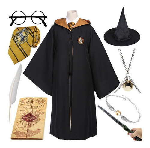 A 9-piece Harry Potter Costume Set Cos Hermione De Bata Magi