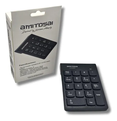 Teclado Numérico Para Notebook Amitosai Mts-numpad24