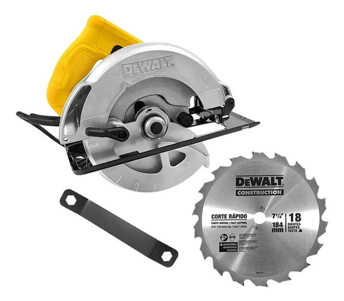 Sierra Circular 7 1/4'' 1400w Dwe560-b3 Dewalt Amarillo 50-60hz