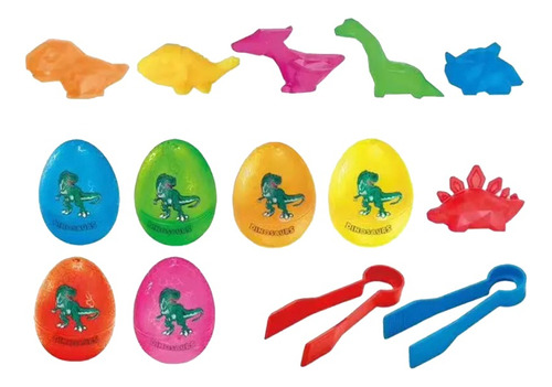 Juego Clasificación De Colores Con Huevos Y Dinosaurios