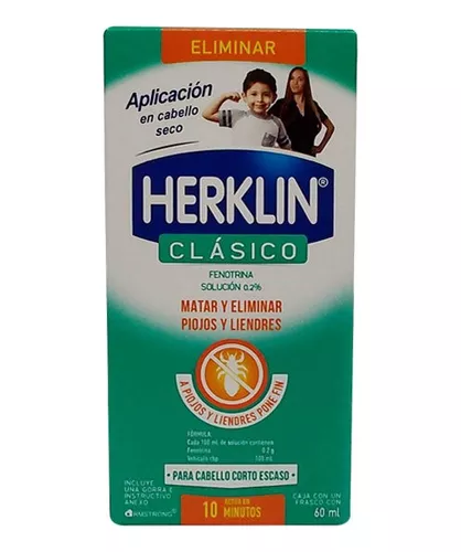 Tratamiento para Piojos Herklin Clásico 60ml