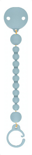 Clip Para Chupon Con Broche Todo Silicon Essence Suavinex Color Azul Claro