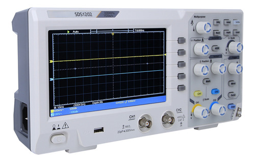 Osciloscopio Sds1202, 200 Mhz, 1 Gs/s, 7 Pulgadas, Lcd, Mult