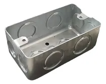 Comprar Pack X 10 Caja De Luz Rectangular 10x5 De Chapa Color Gris Para Embutir