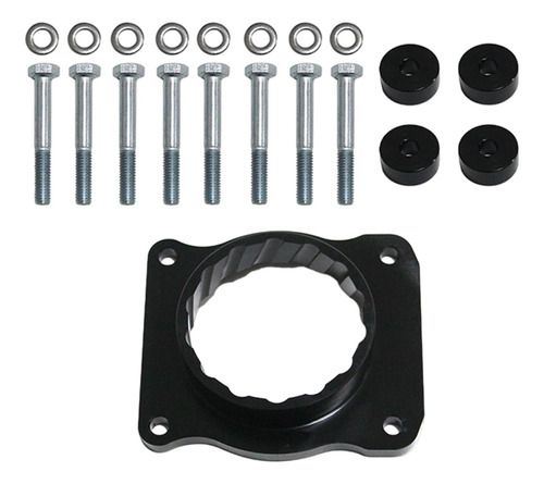 Throttle Body Spacer, Ligero, De Repuesto, Negro