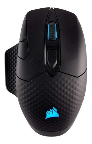 Mouse para jogo sem fio recarregável Corsair  Dark Core RGB preto