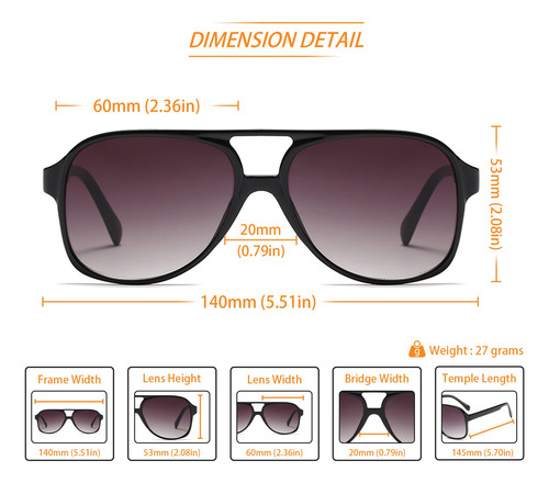 Gafas De Sol Vintage Retro De Los 70 Para Mujer Y Hombre, Cl