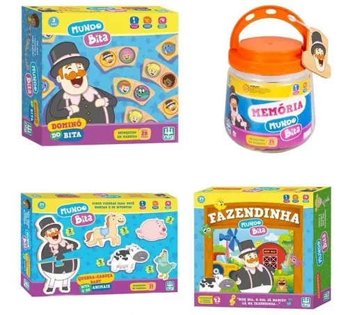 Jogos Pedagógicos Educacionais - Kit De Mesa Feminino