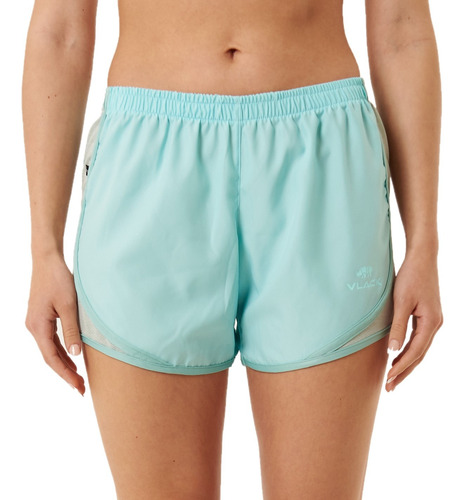 Short Deportivo Mujer Vlack Quinan Aguamarino