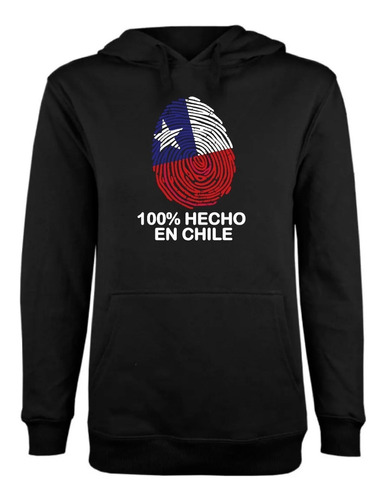 Imagen 1 de 2 de Polerón Estampado 100% Hecho En Chile