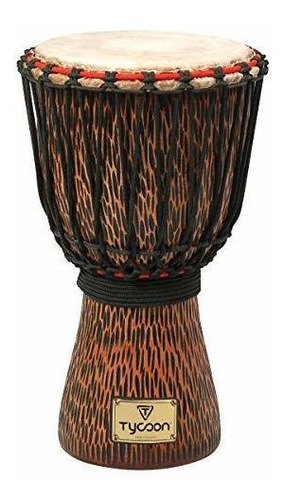 Tycoon Percussion Taj-10 Co Djembe - Naranja Cincelada