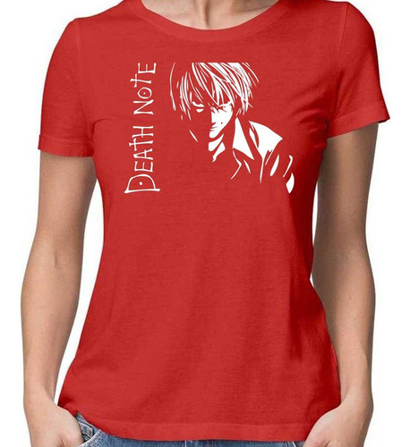 Remera Mujer Death Note 100% Algodón Calidad Premium 8