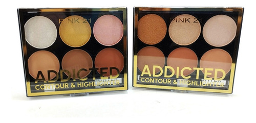 Maquillaje Iluminador Highlighter Contorno Addicted Pink 21