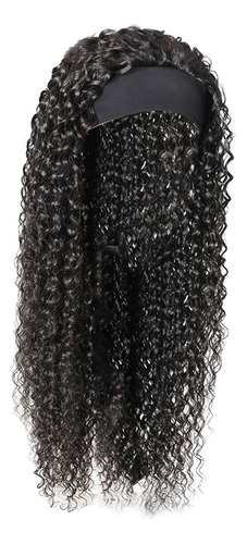 Peluca Larga I Black Hair Fashion Wave Sintética High 9083