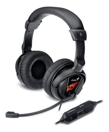 Auricular Con Microfono Gamer Genius Hs-g500v Vibración