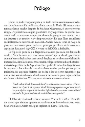 Imagen 5 de 9 de Inflación . Una Costumbre Argentina De Andres Asiain