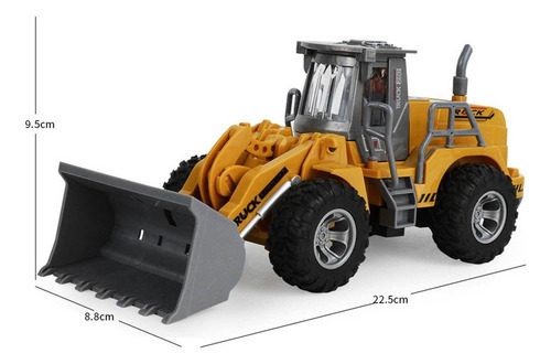 Aa Excavadora 5 Canales Rc Ingeniero Bulldozer Tractor