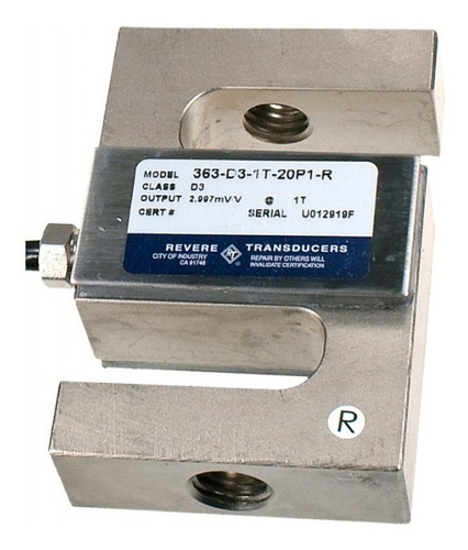 Celda De Carga S Revere 363 750 Libras (aprox. 340 Kg)