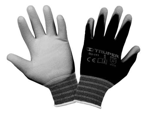 Guantes De Nylon Recubiertos De Poliuretano Ch Truper 13290
