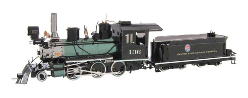 Metal Earth Wild West 2-6-0 - Kit De Locomotora De Metal 3d