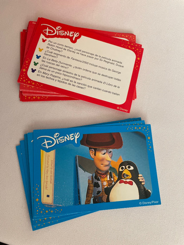 Juego De Mesa Disney Trivia + De 1800 Preguntas Mattel 2002 (Usado)