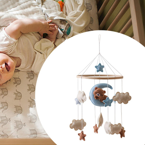 Cuna De Bebés Móvil Fieltro Decoración Colgante