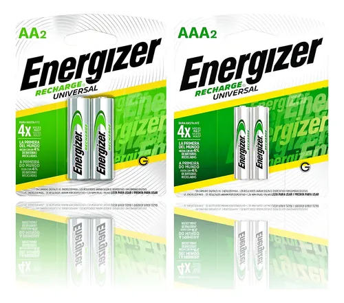 comprar Pila Aa Aaa Energizer Recargables 2 Aa + 2 Aaa Distribuidora