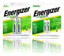 Comprar Pila Aa Aaa Energizer Recargables 2 Aa + 2 Aaa Distribuidora