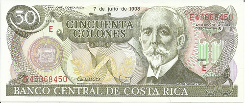 Costa Rica 50 Colones 1993