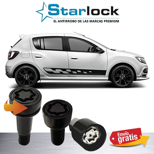 Seguro Birlos Starlock Renault Sandero Zen Nuevos