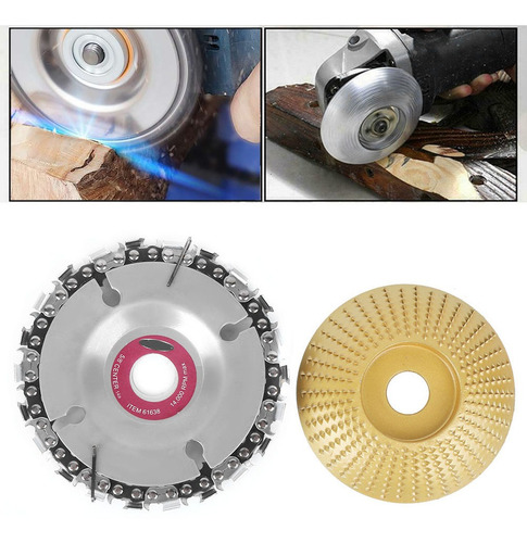 Juego De Esmerilado Dorado Con Disco De Motosierra Para Tall