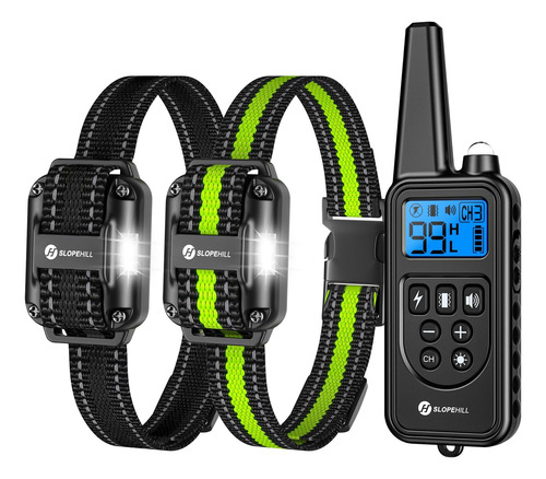 Collar De Adiestramiento Para Perros Con Control Remoto Y...