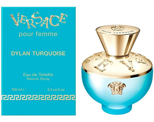 Versace Dylan Turquoise 100ml Edt Spray Nuevo Sellado Mujer