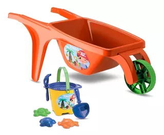 Carriola Infantil Carrinho De Mão C/ Acessórios - Samba Toys