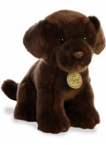 Aurora Peluche Miyoni Chocolate Lab Puppy Labrador Cafe