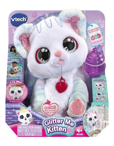 Mascota Interactiva Gatito Glitter Me Kitten Luces Y Sonidos