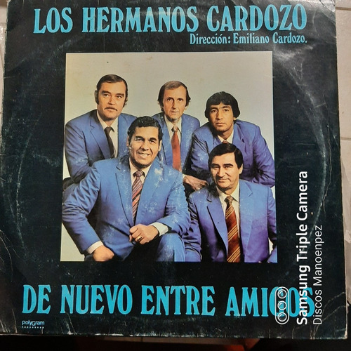 Vinilo Los Hermanos Cardozo De Nuevo Entre Amigos F4