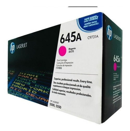 Hp Toner #645a Magenta.  P/lj Col 5500 C9733a